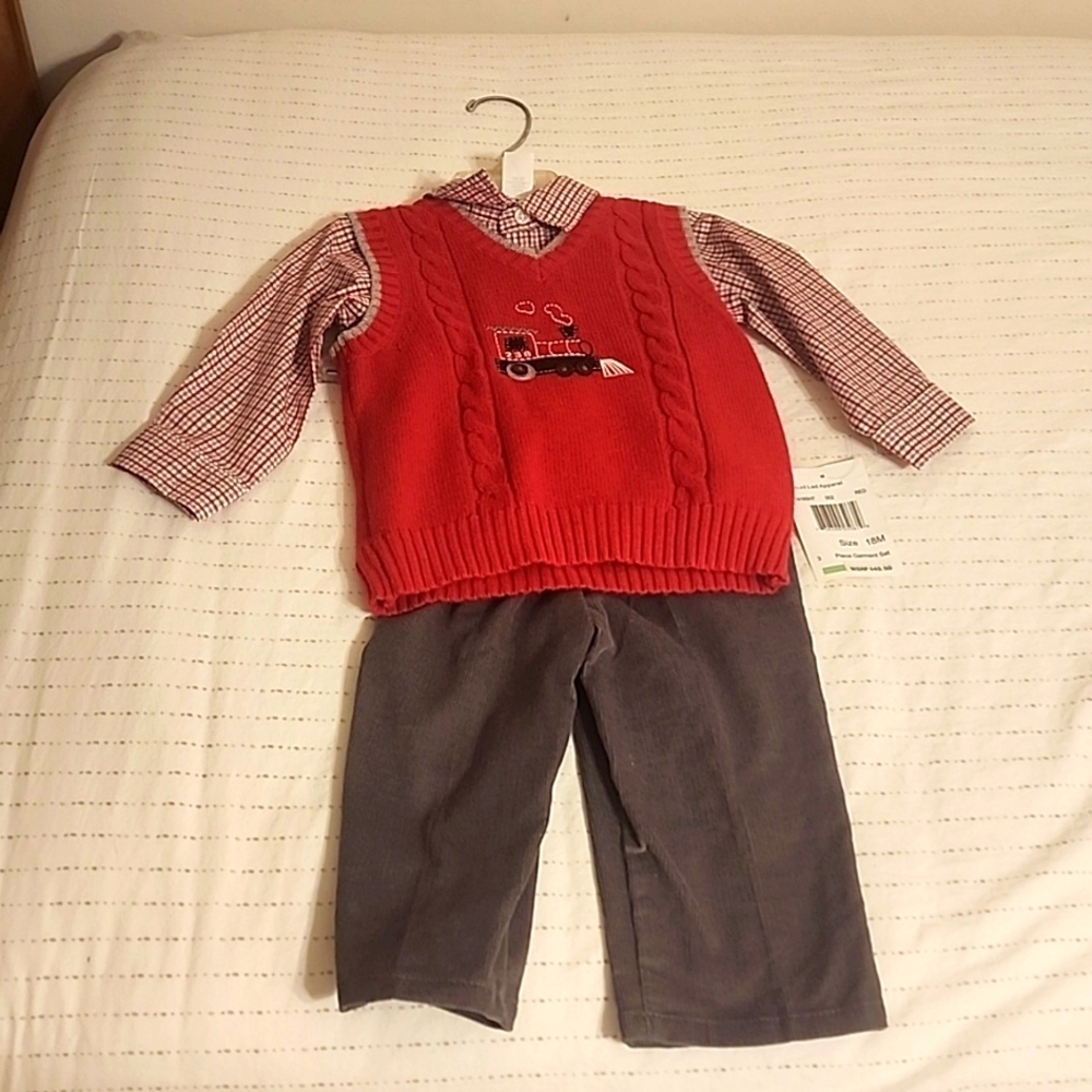 3 pcs garment set size 18 month